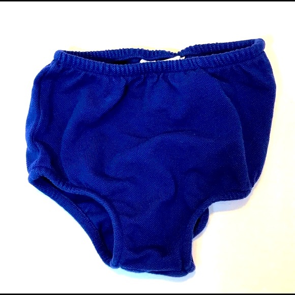 RALPH LAUREN POLO 2PC SET SIZE 6M ROYAL BLUE/YELLOW - Picture 4 of 13